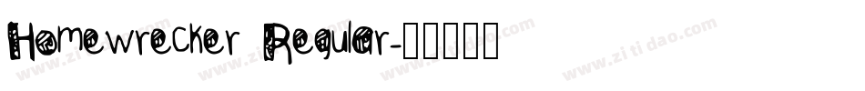 Homewrecker Regular字体转换